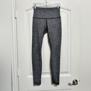 Lululemon Wunder Under Hi-Rise 7/8 Tight in Heathered Black